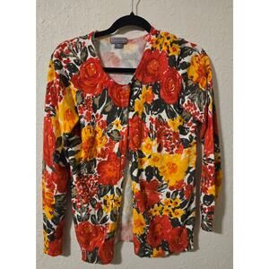 Laura Scott flower cardigan